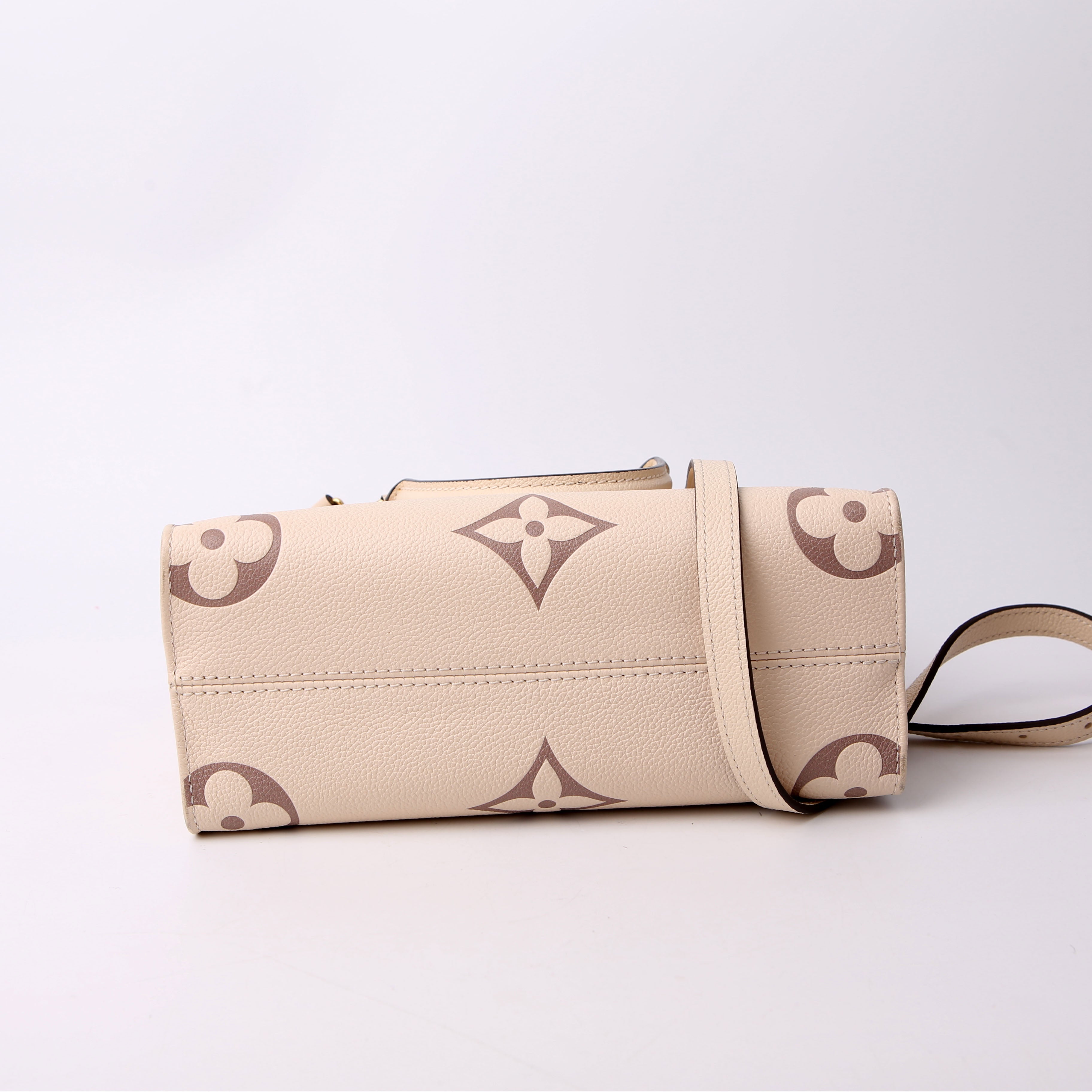 Louis Vuitton ONTHEGO PM Bicolor Empreinte Cream/Taupe
