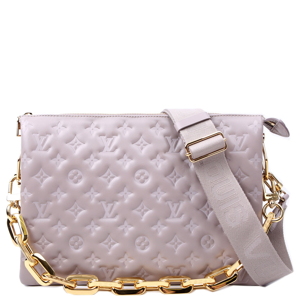 Louis Vuitton Coussin MM NV Lambskin Taupe