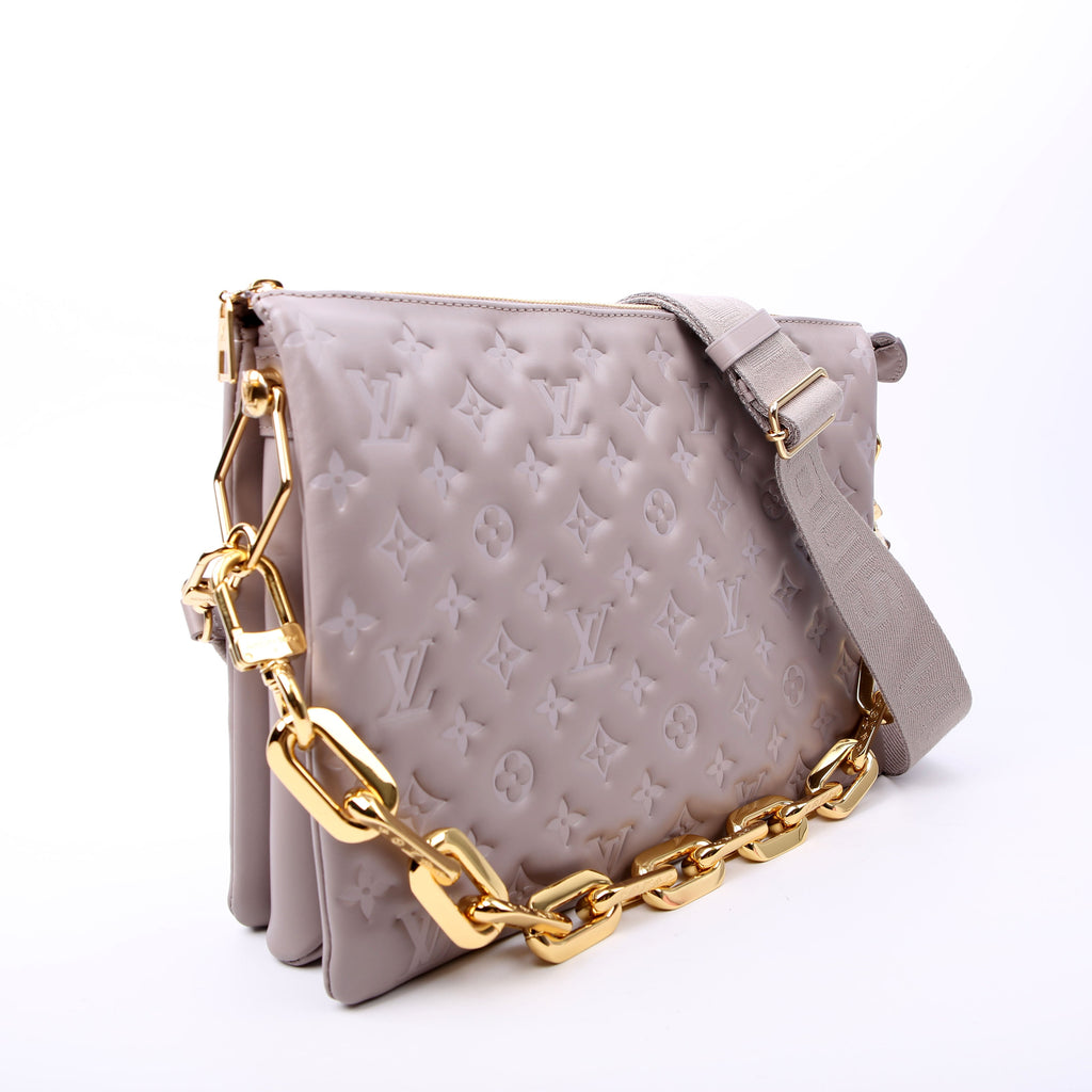 Louis Vuitton Coussin MM NV Lambskin Taupe