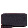 Louis Vuitton Zippy Wallet Empreinte Navy/Red