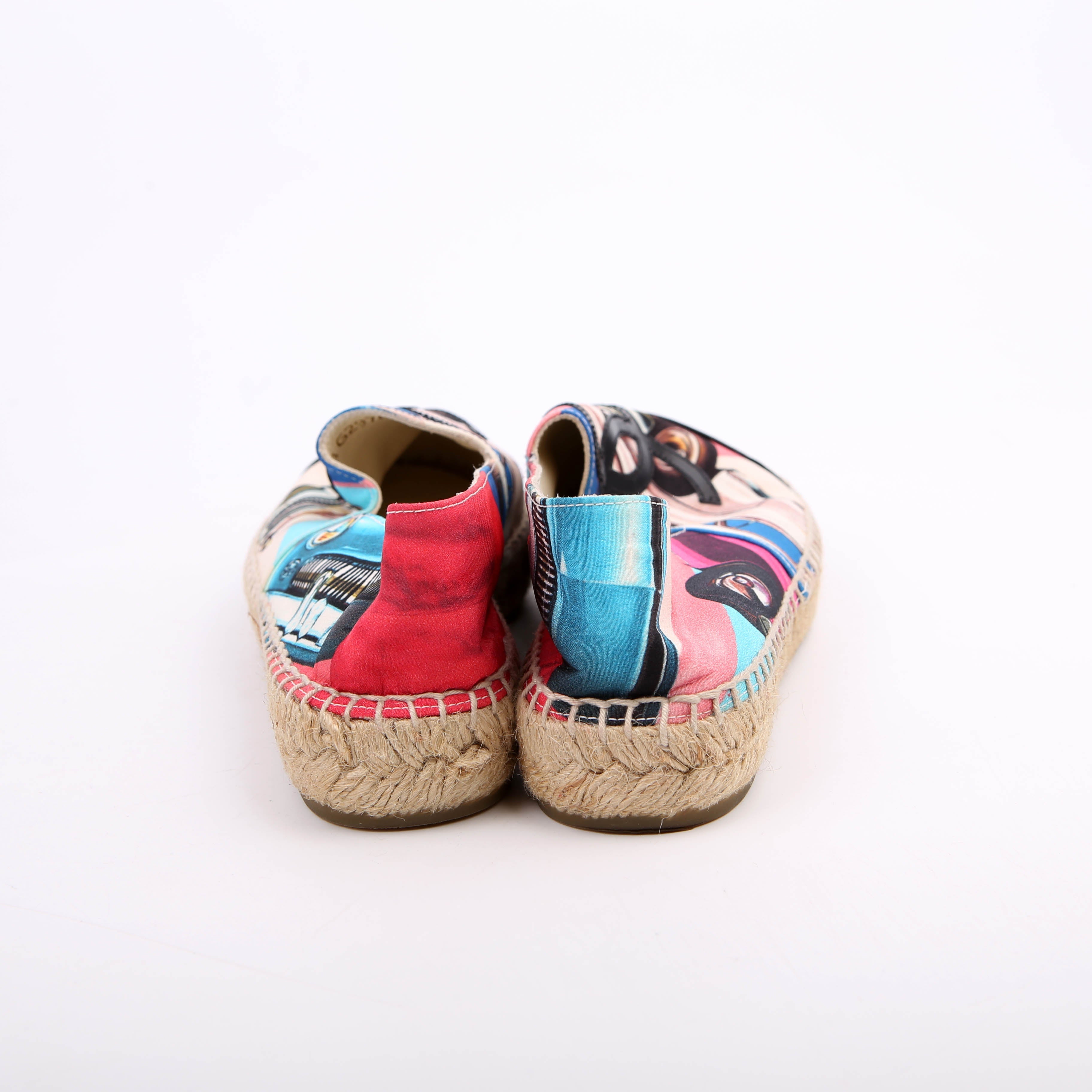 Chanel Espadrille Flats Size 35 Multicolor