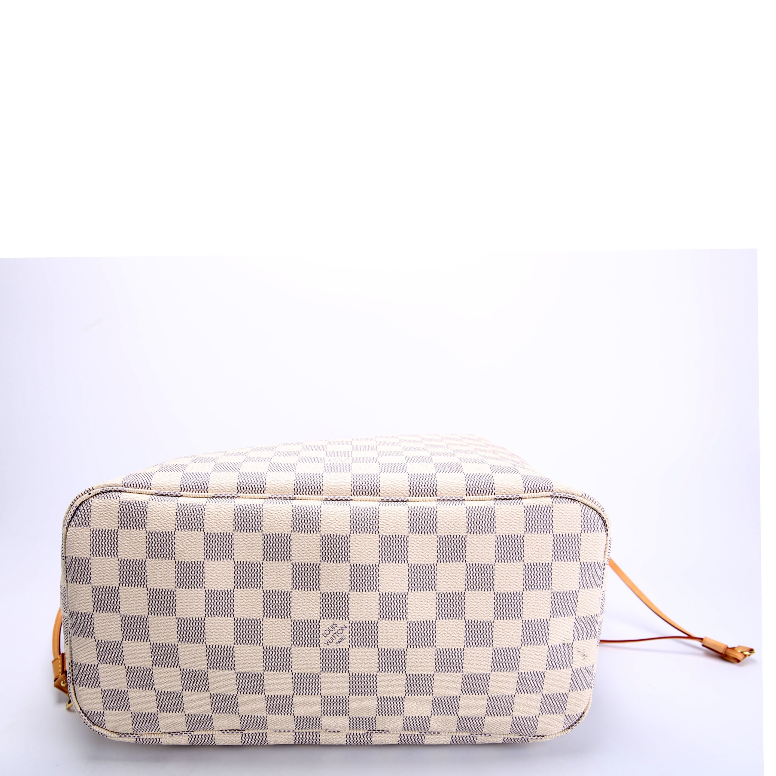 Louis Vuitton Neverfull With wallet mm Damier Azur Blue/Pink