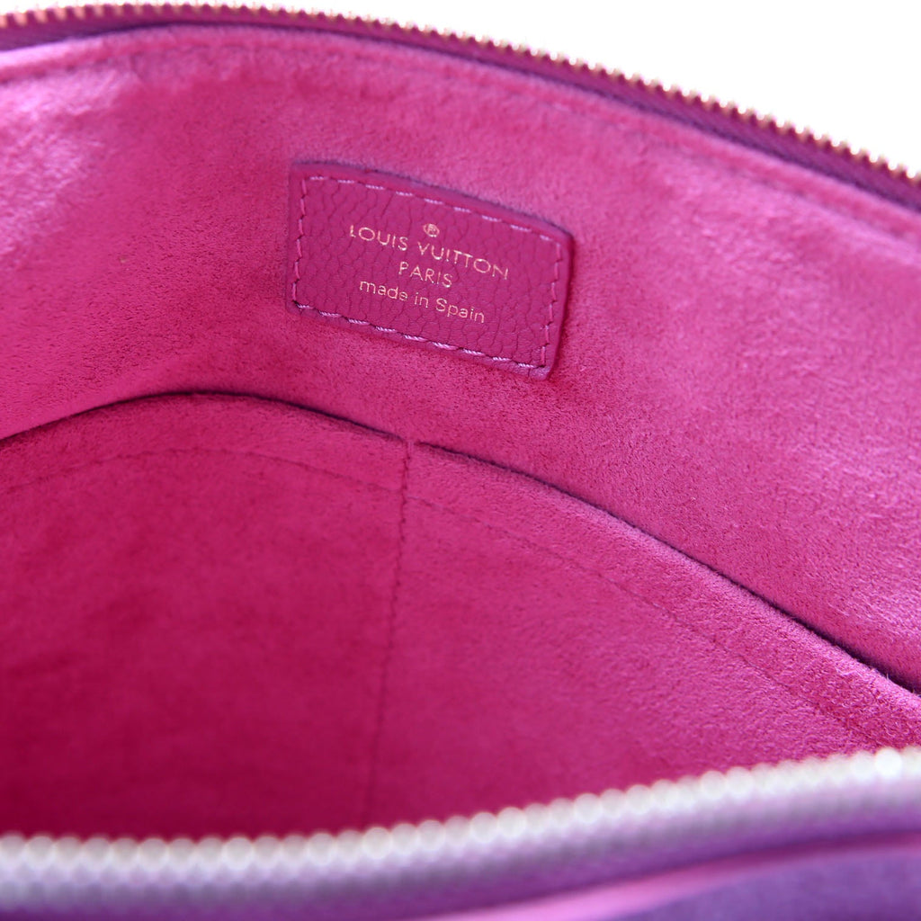 Louis Vuitton Pallas Tote Monogram Leather Side Berry