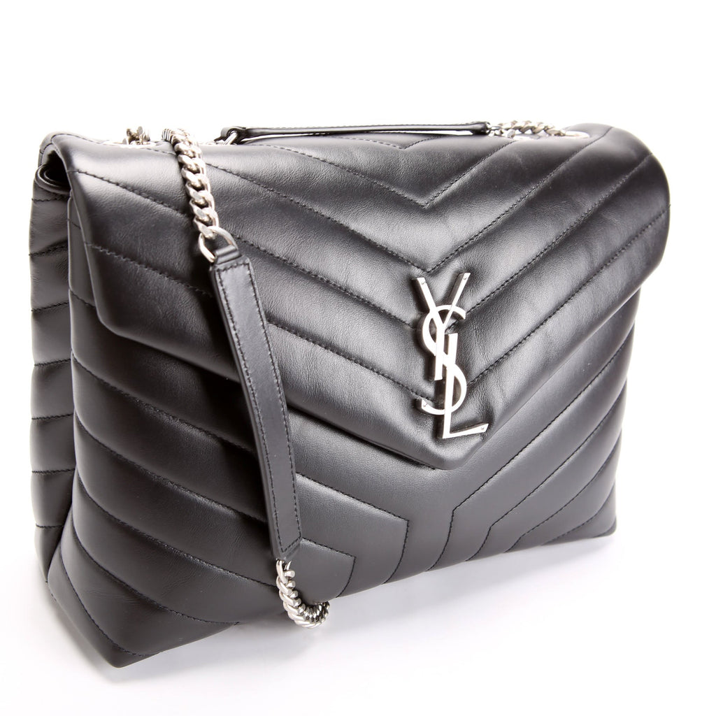 Saint Laurent LouLou Medium Quilted 574946 Black