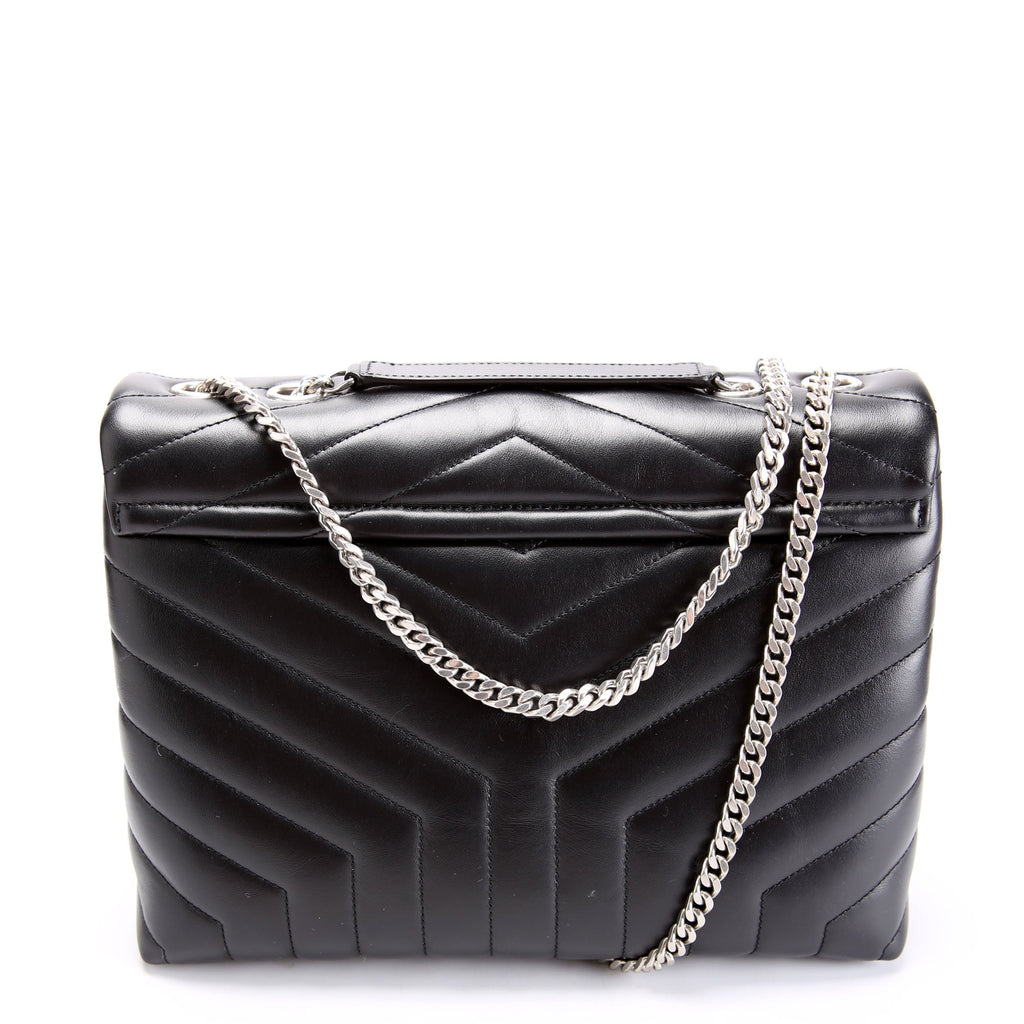 Saint Laurent LouLou Medium Quilted 574946 Black