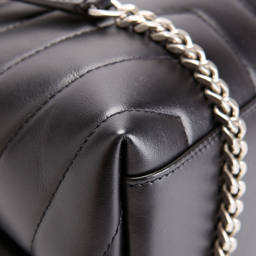 Saint Laurent LouLou Medium Quilted 574946 Black