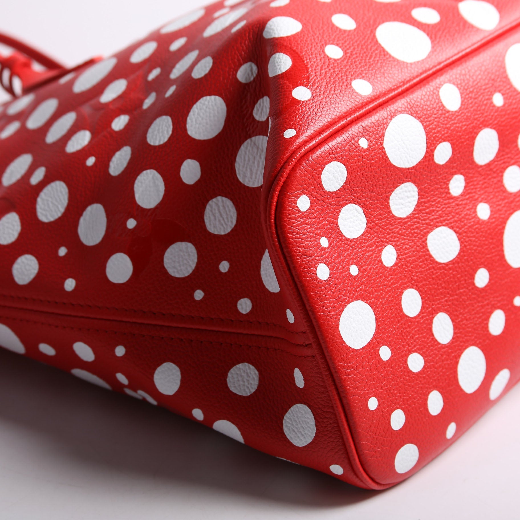 Louis Vuitton LV x YK Infinity Dots Neverfull with Wallet MM Empreinte Red and White