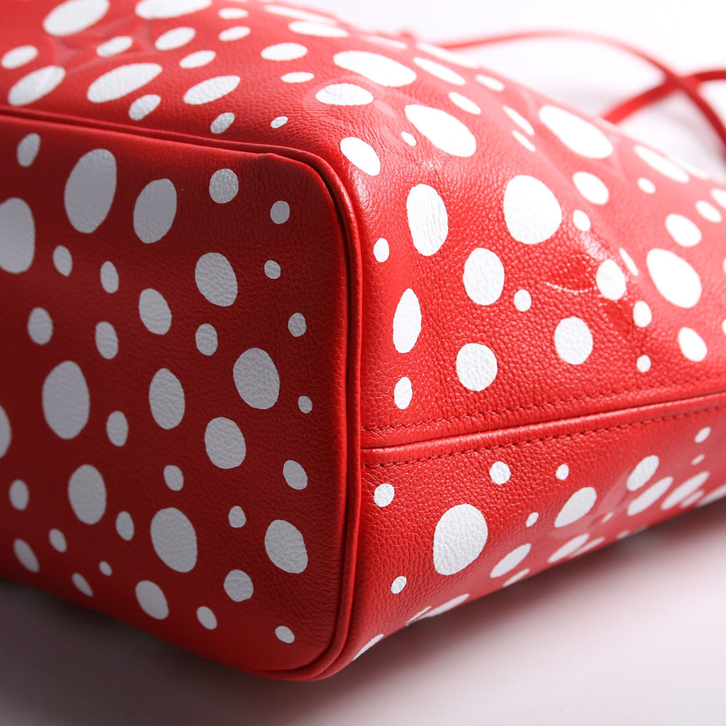 Louis Vuitton LV x YK Infinity Dots Neverfull with Wallet MM Empreinte Red and White