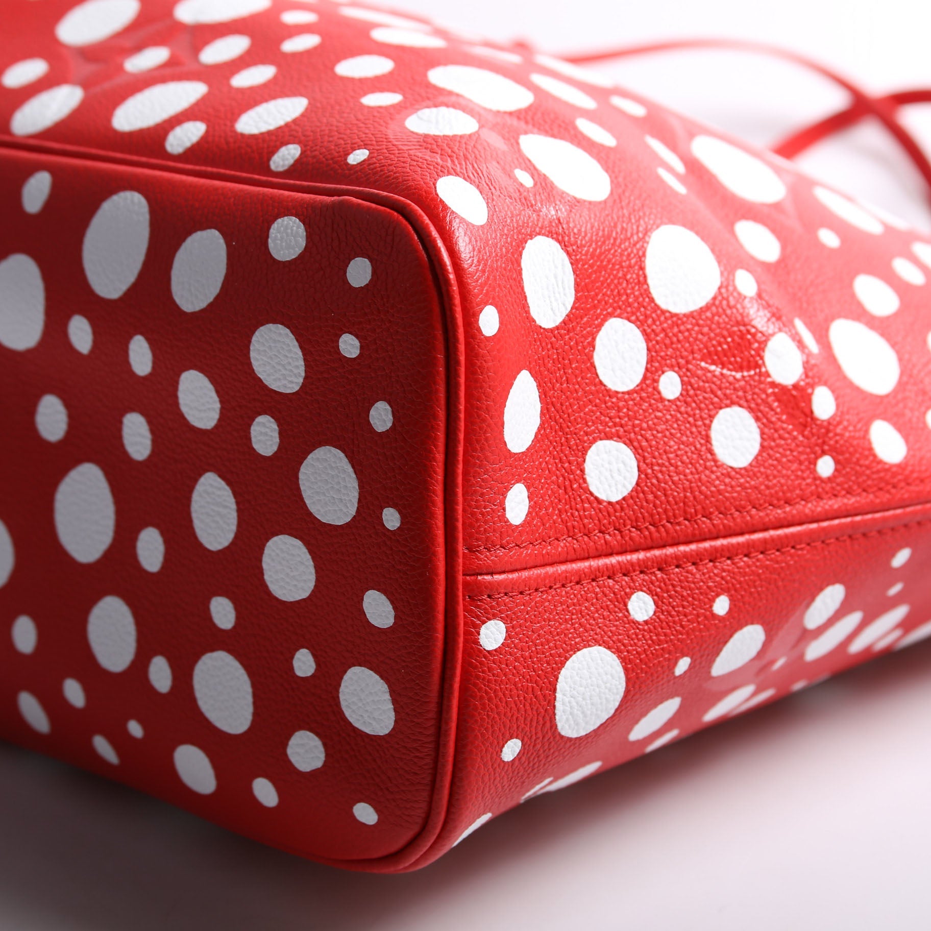 Louis Vuitton LV x YK Infinity Dots Neverfull with Wallet MM Empreinte Red and White