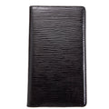 Louis Vuitton Checkbook Cover Epi Black