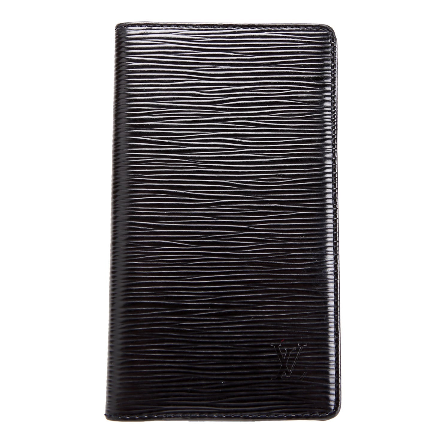 Louis Vuitton Checkbook Cover Epi Black