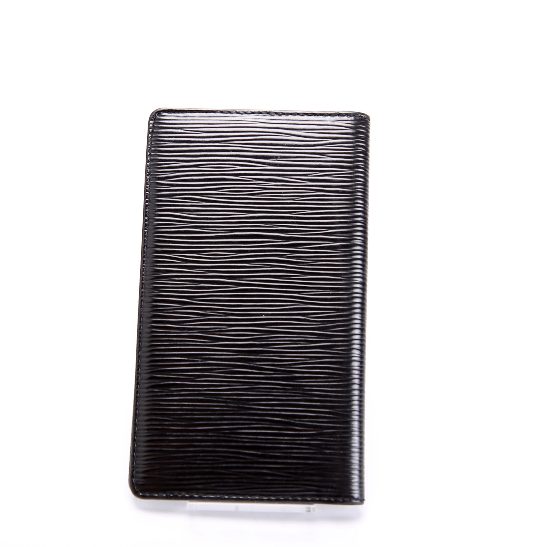 Louis Vuitton Checkbook Cover Epi Black