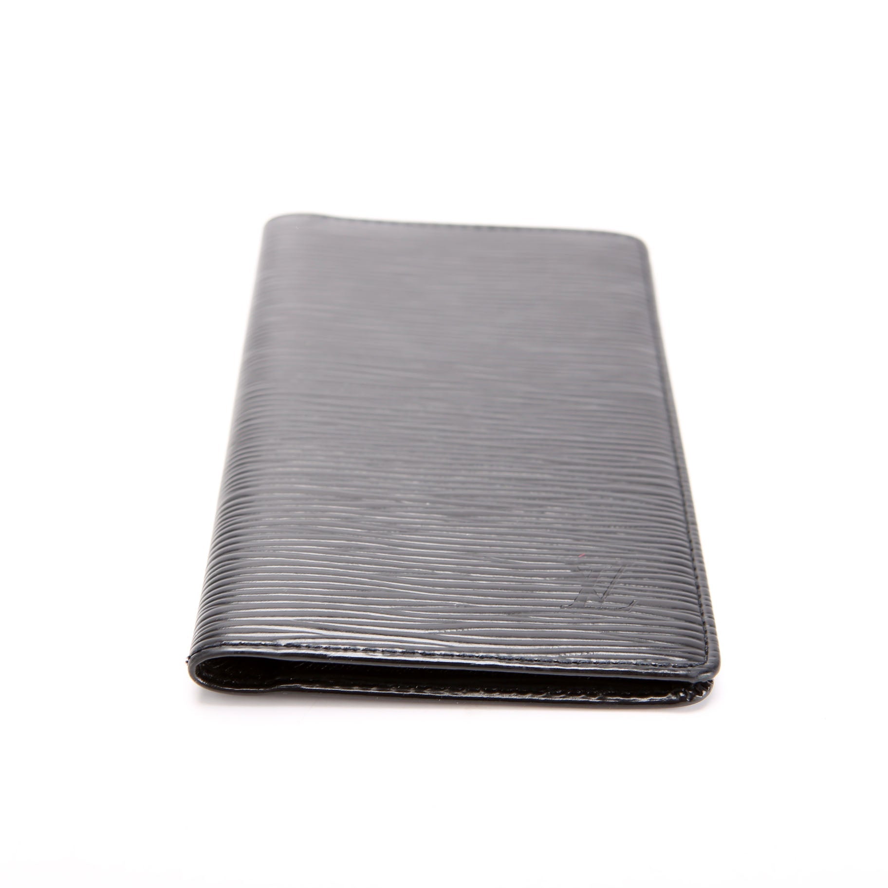 Louis Vuitton Checkbook Cover Epi Black