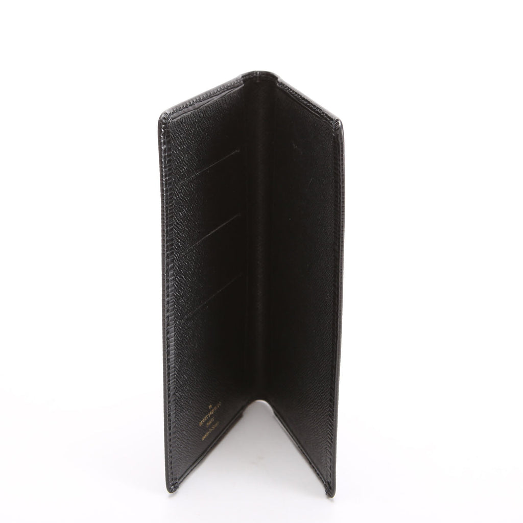 Louis Vuitton Checkbook Cover Epi Black