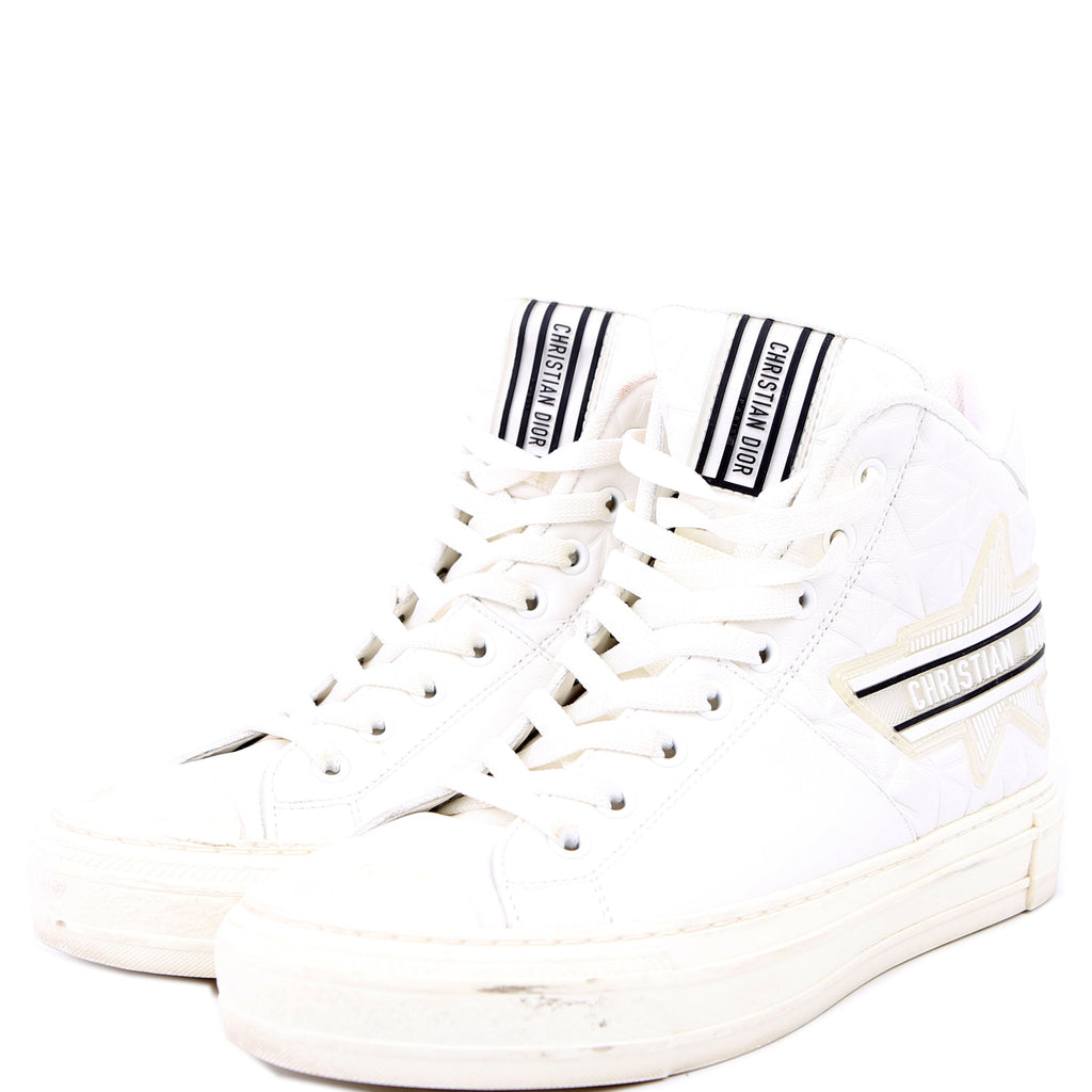 Christian Dior Walk'N'Dior Star High Tops Size 37