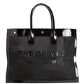 Saint Laurent Rive Gauche Mesh Patent 742681 Black