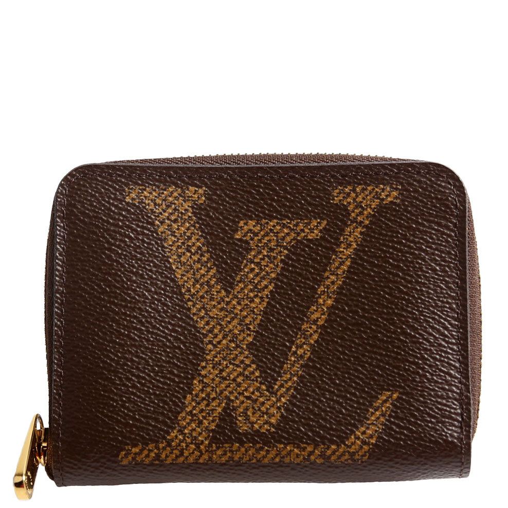 Louis Vuitton Zippy Coin Purse Giant Monogram Brown/Black