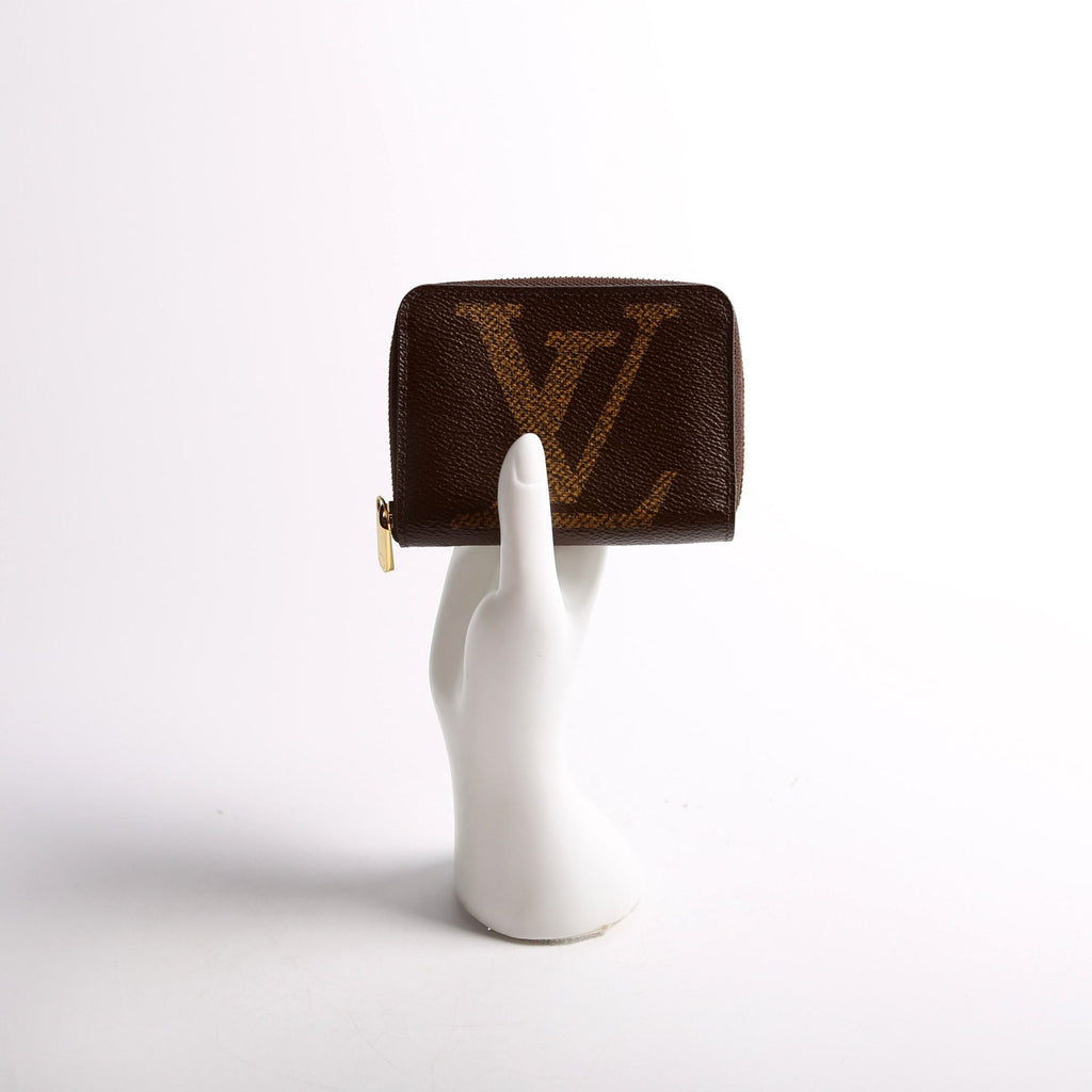 Louis Vuitton Zippy Coin Purse Giant Monogram Brown/Black