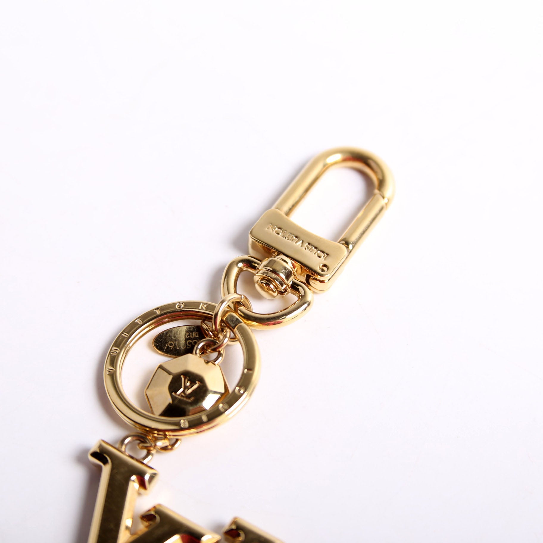 Louis Vuitton Facettes Bag Charm Gold