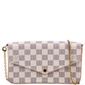 Louis Vuitton Pochette Felicie Damier Azur Pink