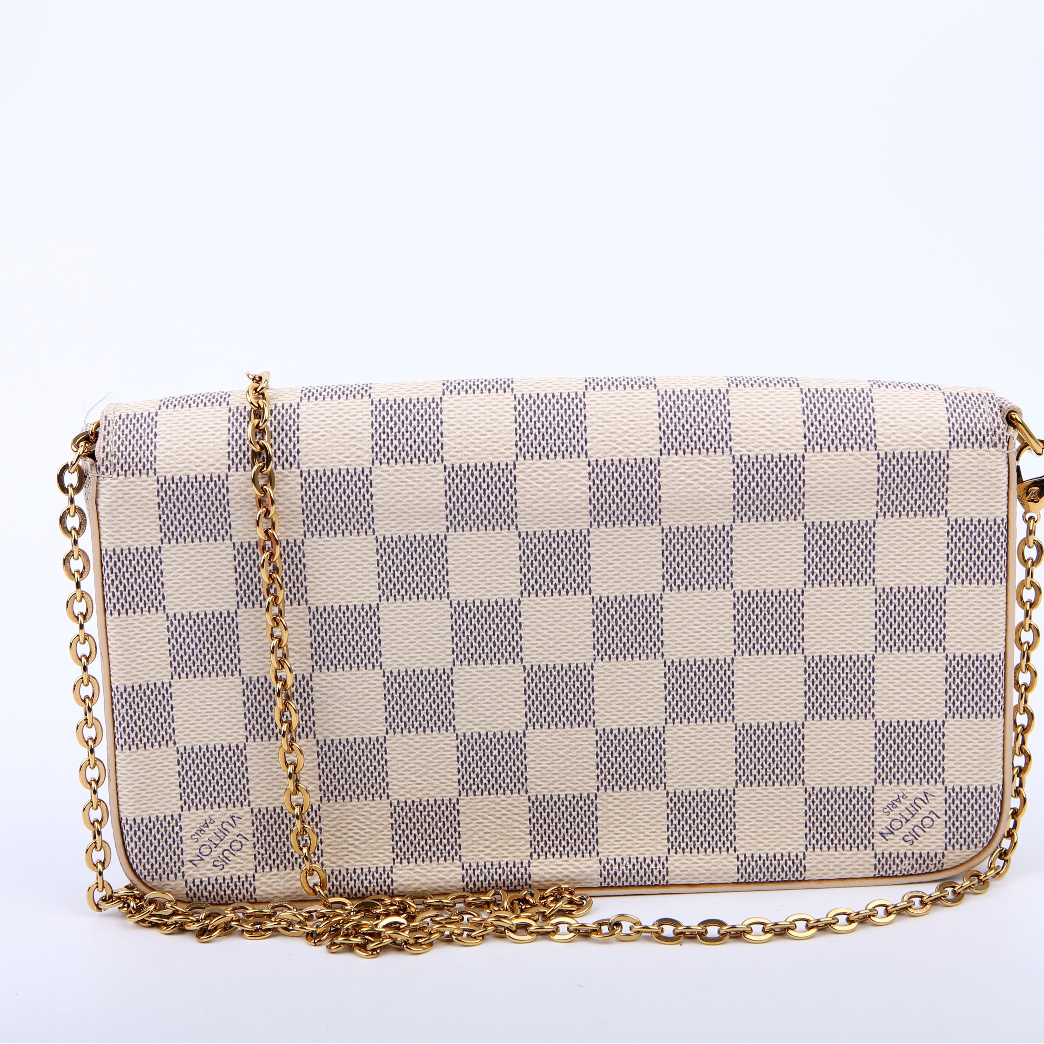 Louis Vuitton Pochette Felicie Damier Azur Pink