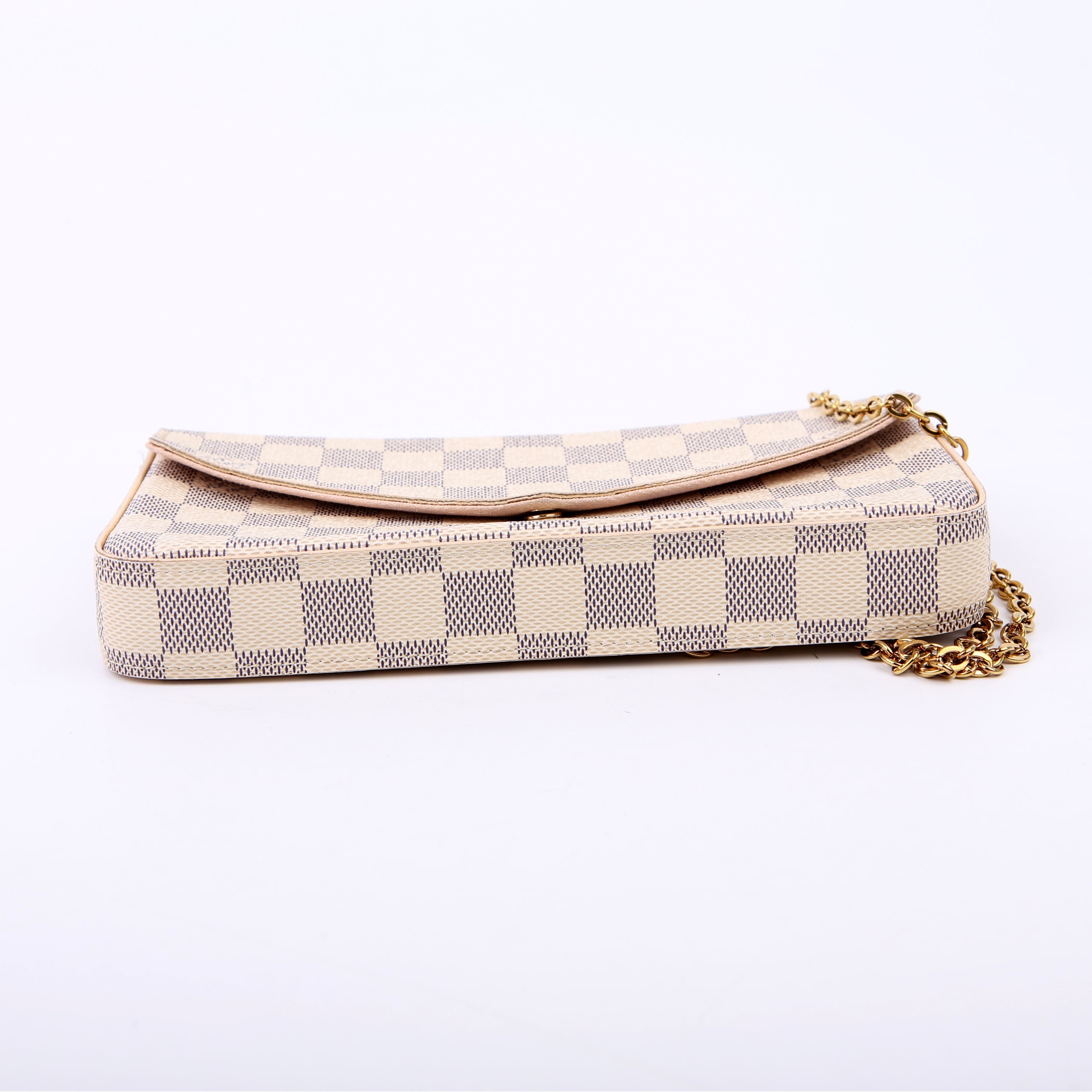Louis Vuitton Pochette Felicie Damier Azur Pink