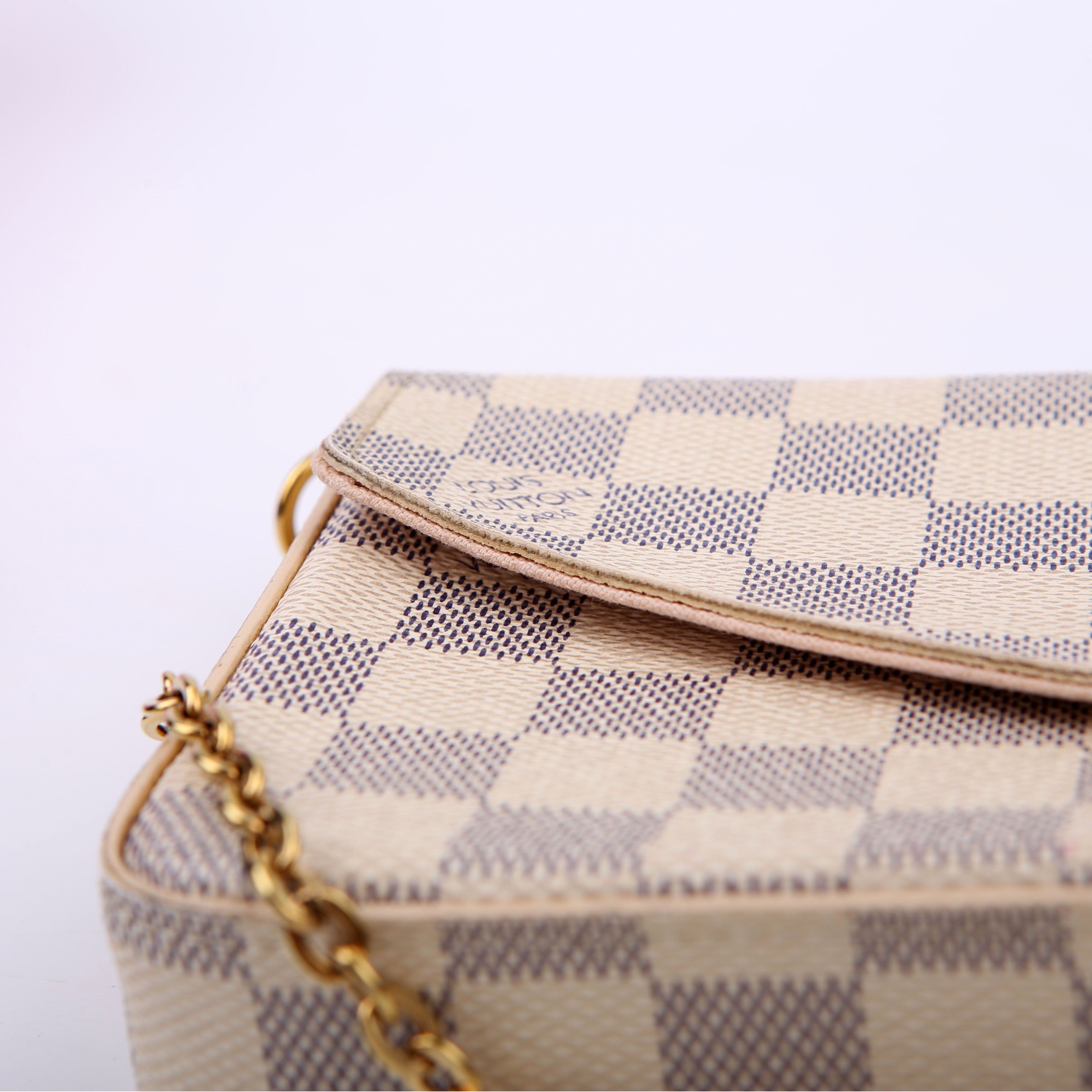 Louis Vuitton Pochette Felicie Damier Azur Pink