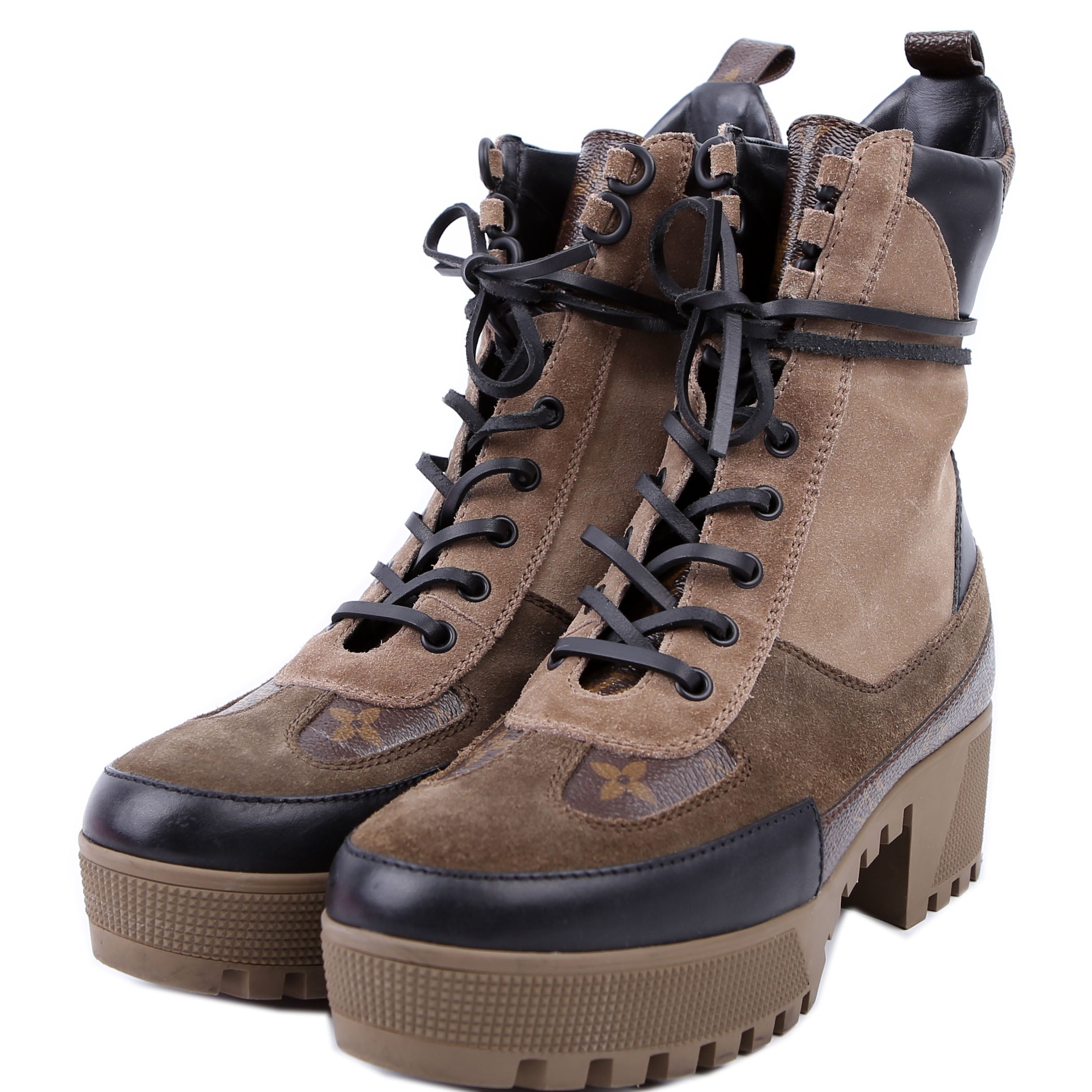 Louis Vuitton Laureate Desert Combat Boots SIze 37