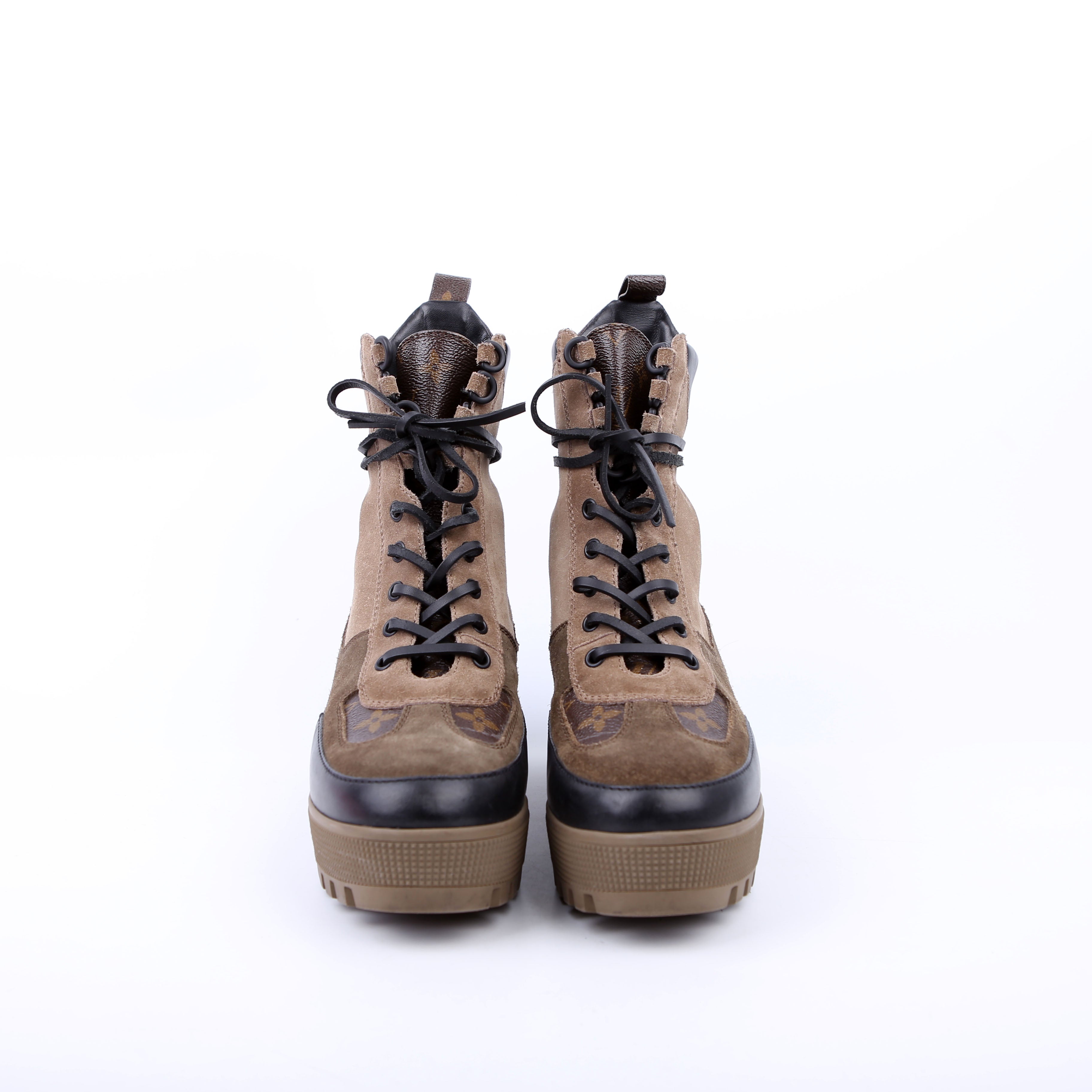 Louis Vuitton Laureate Desert Combat Boots SIze 37
