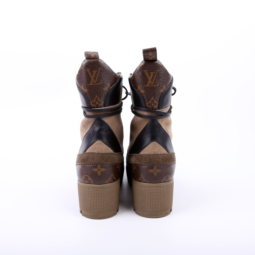 Louis Vuitton Laureate Desert Combat Boots SIze 37