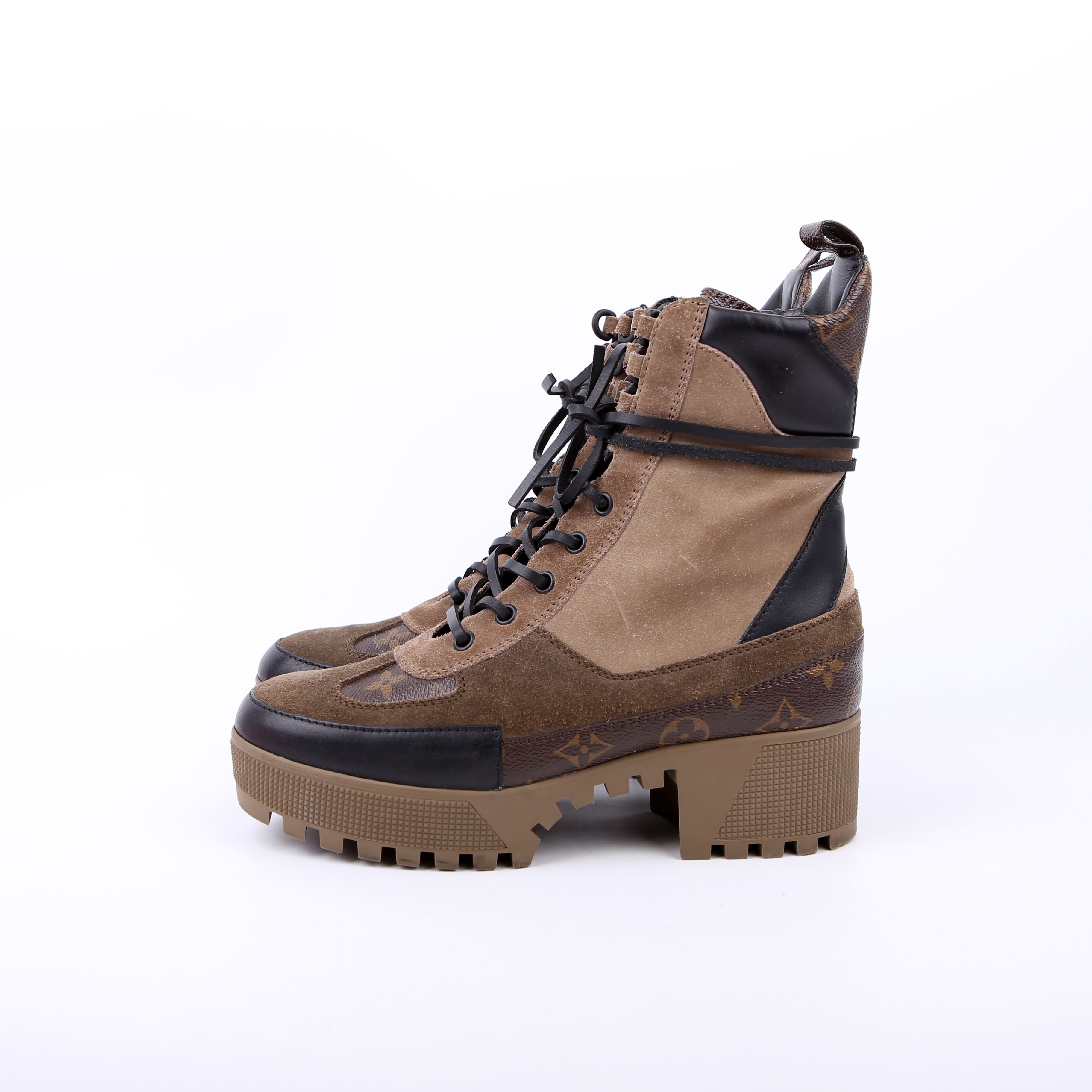 Louis Vuitton Laureate Desert Combat Boots SIze 37