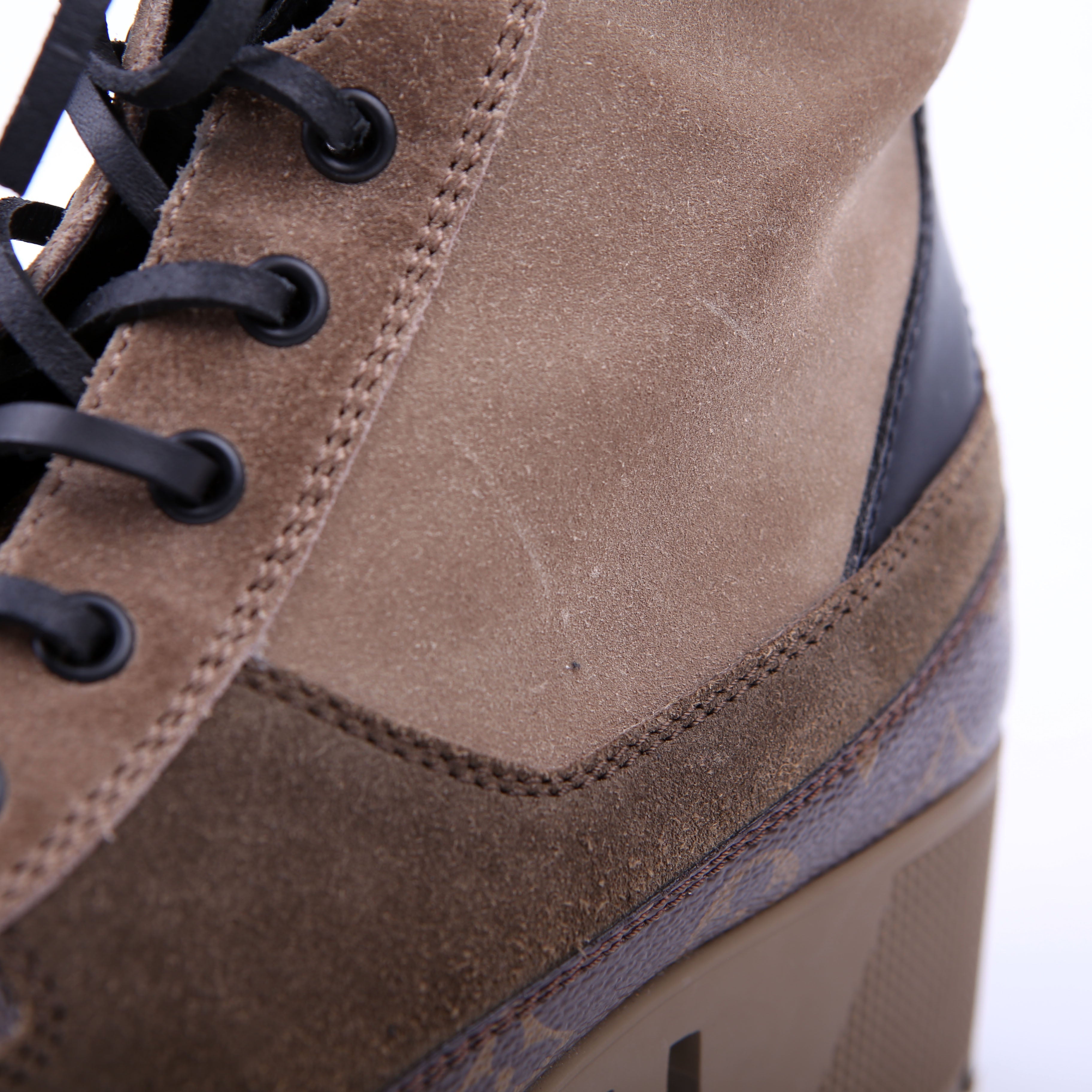 Louis Vuitton Laureate Desert Combat Boots SIze 37