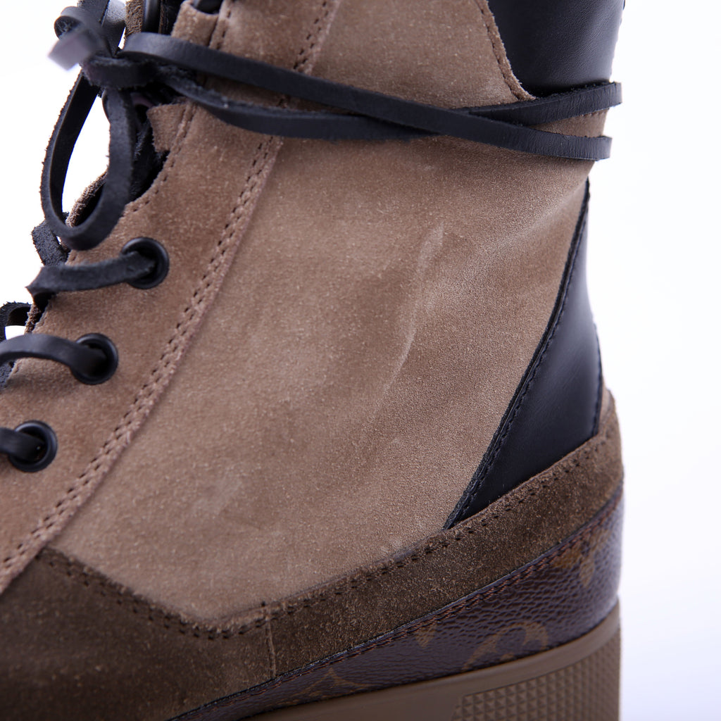 Louis Vuitton Laureate Desert Combat Boots SIze 37