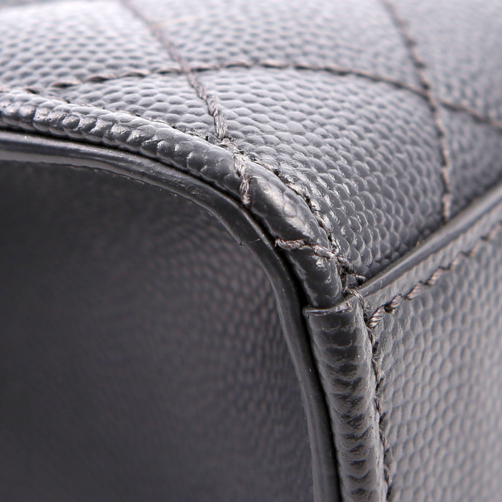 Saint Laurent Envelope Large Triquilt Grey