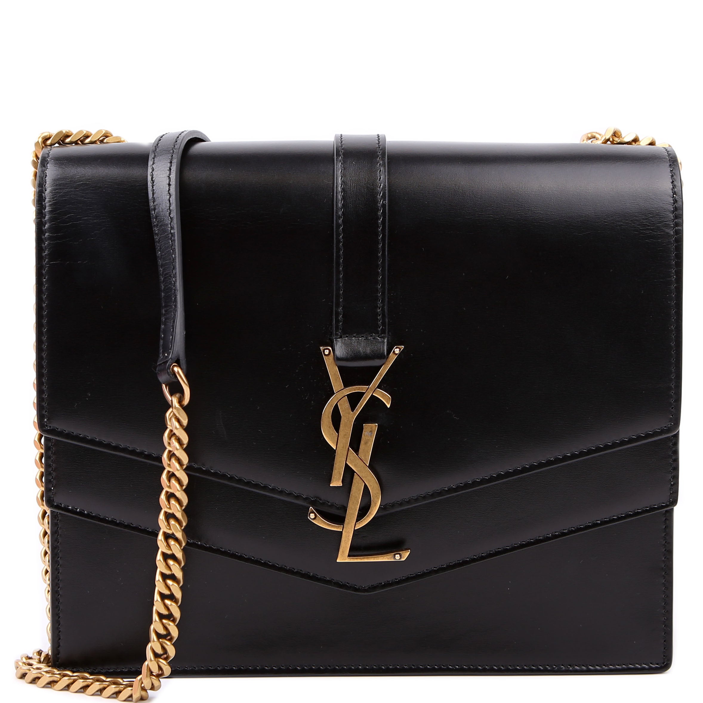 Saint Laurent Sulpice Medium Leather Black