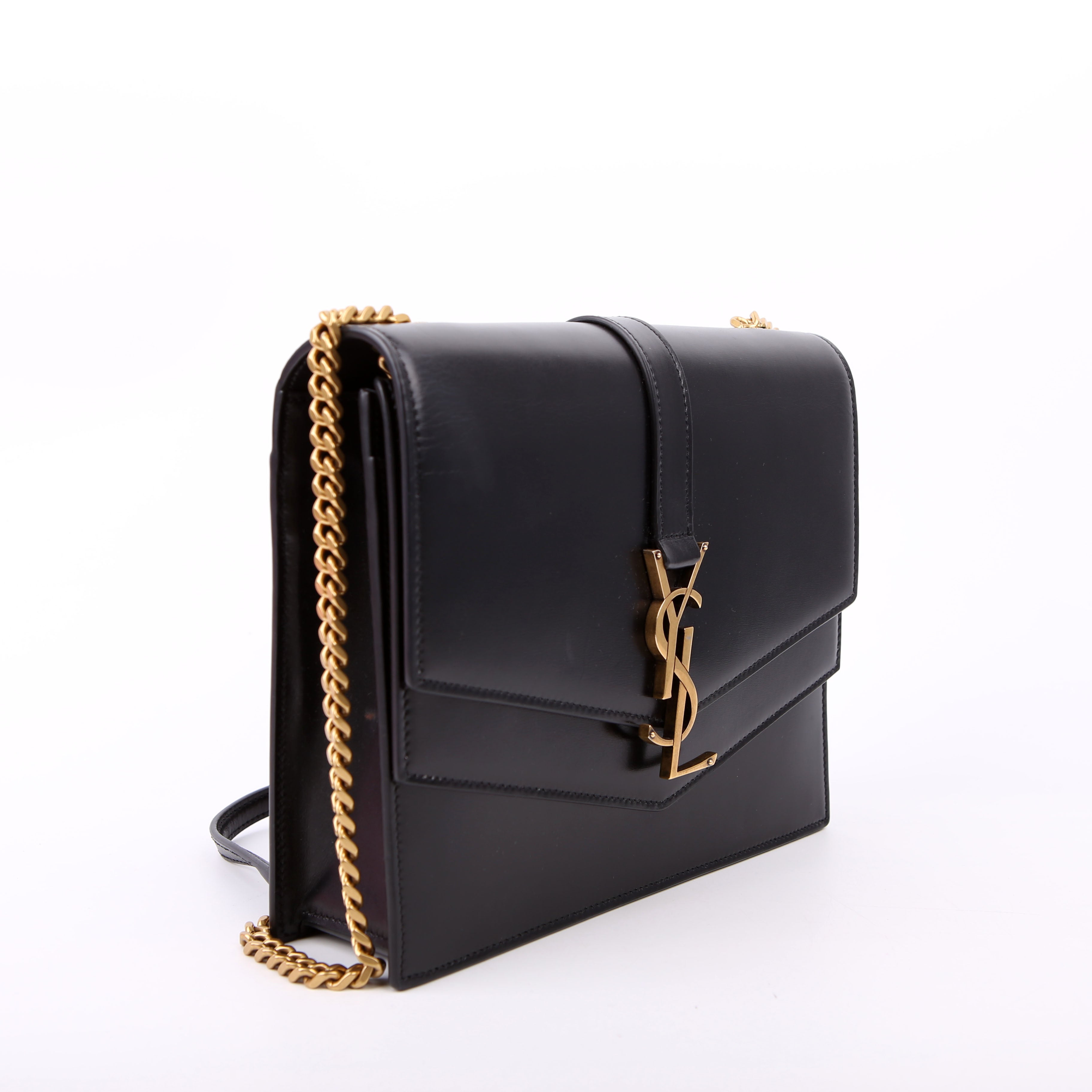 Saint Laurent Sulpice Medium Leather Black