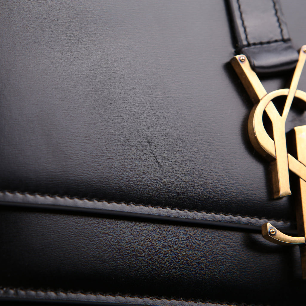 Saint Laurent Sulpice Medium Leather Black