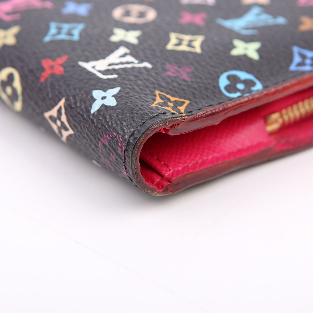 Louis Vuitton Insolite Wallet Multicolor Monogram Black