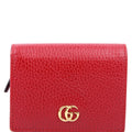 Gucci 456126 GG Marmont Card Case Red