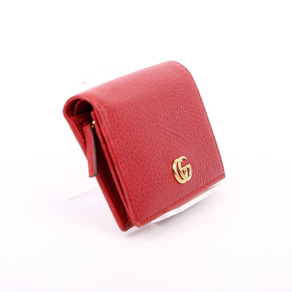 Gucci 456126 GG Marmont Card Case Red