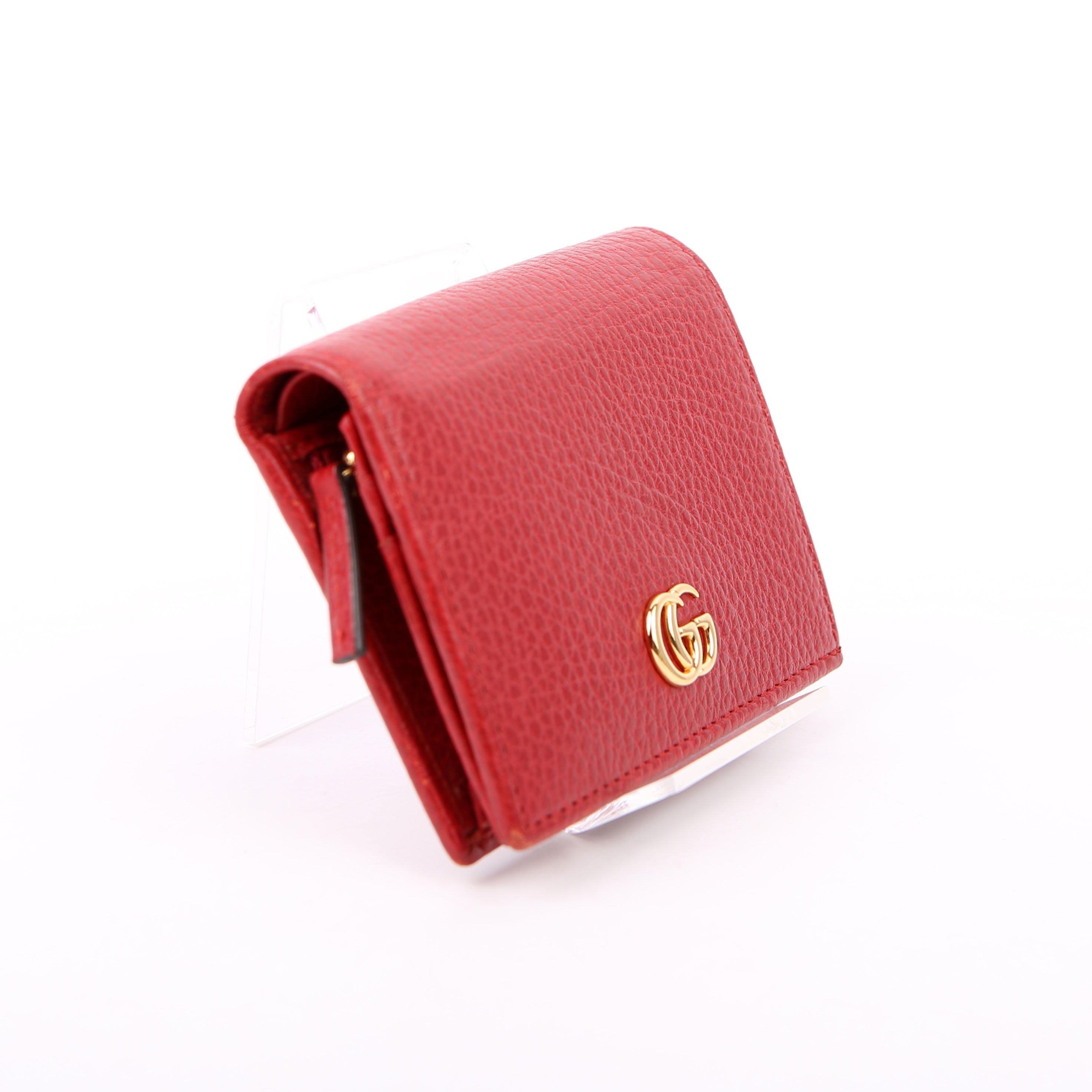 Gucci 456126 GG Marmont Card Case Red