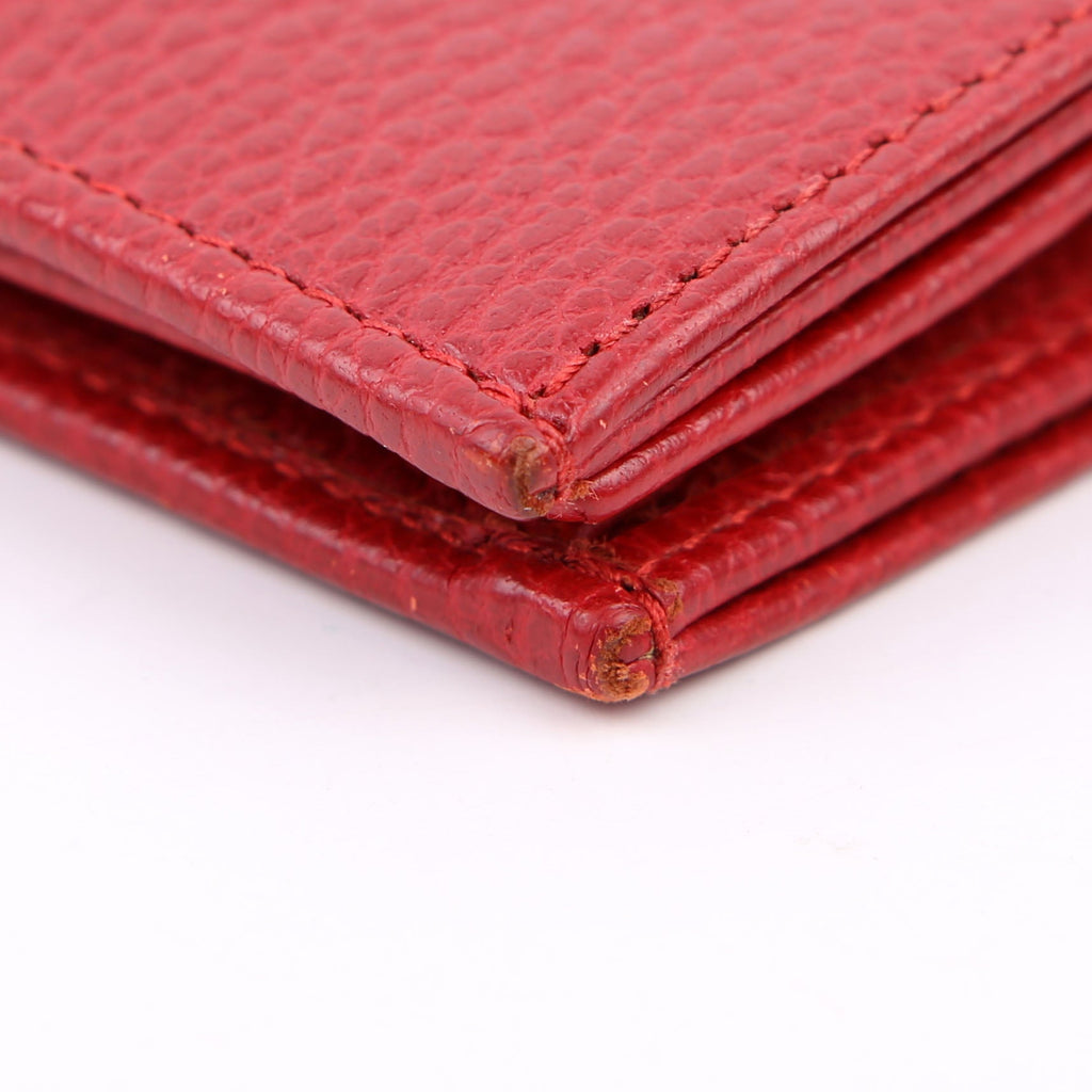 Gucci 456126 GG Marmont Card Case Red
