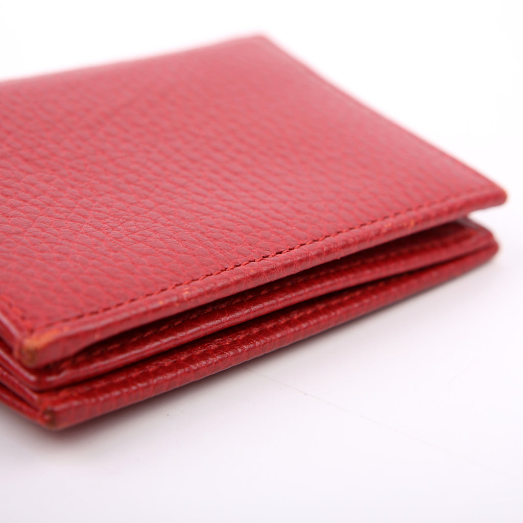 Gucci 456126 GG Marmont Card Case Red