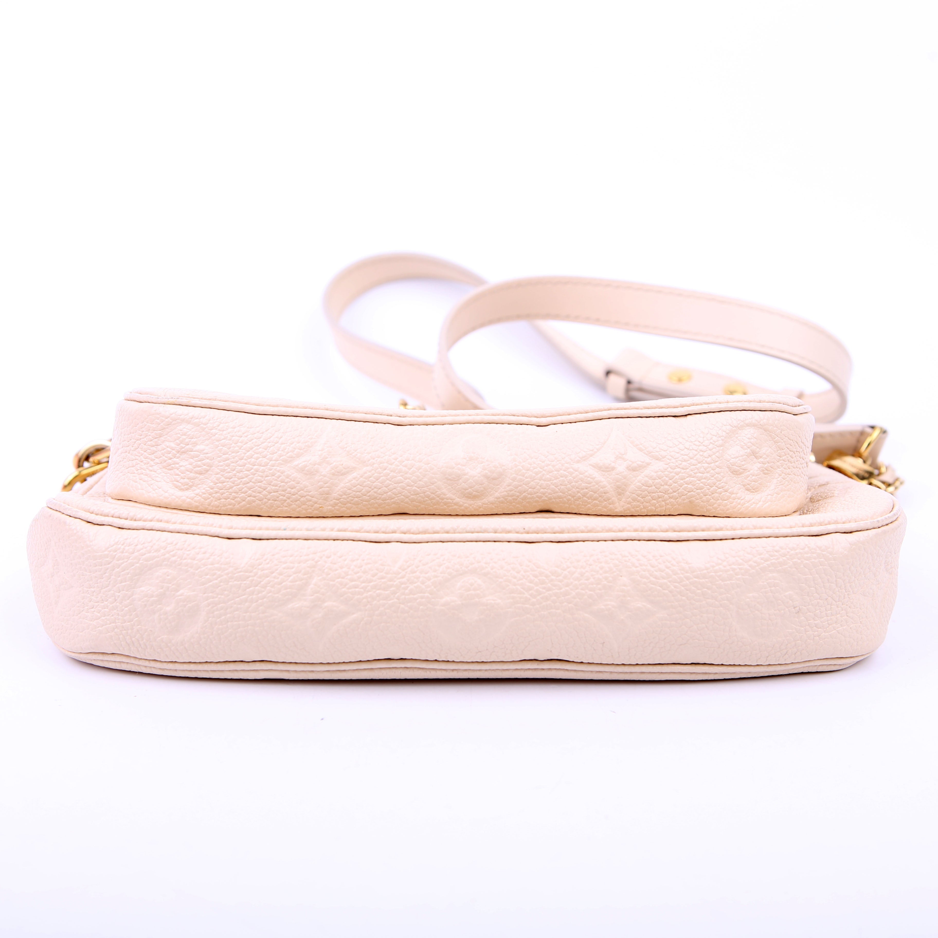Louis Vuitton Multi Pochette Empreinte White