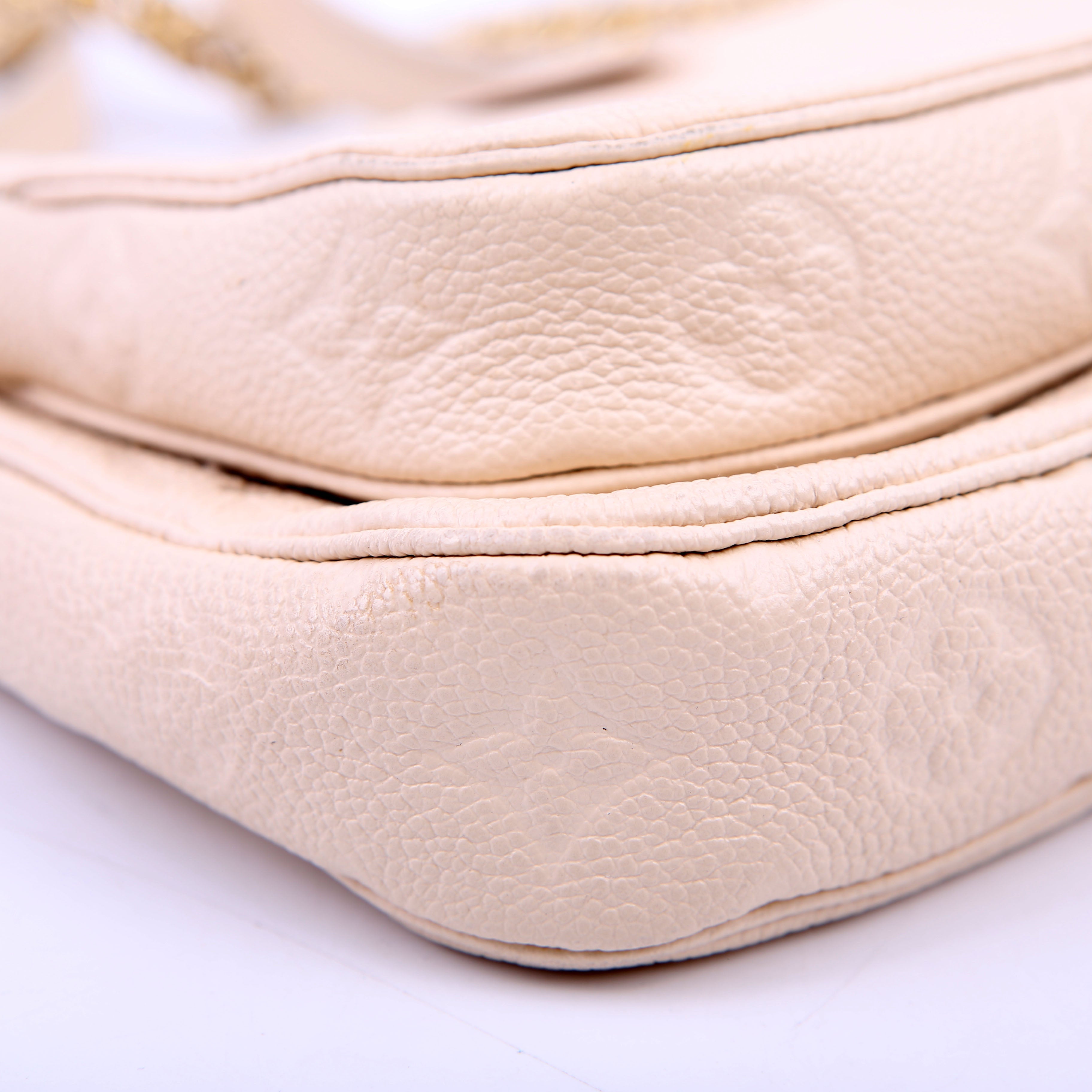 Louis Vuitton Multi Pochette Empreinte White