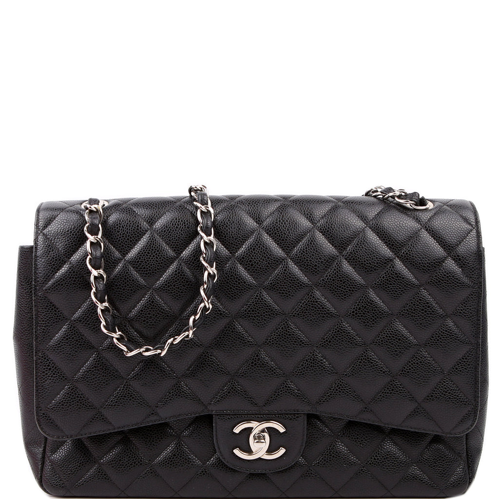 Chanel Classic Flap Maxi Caviar 15M Black