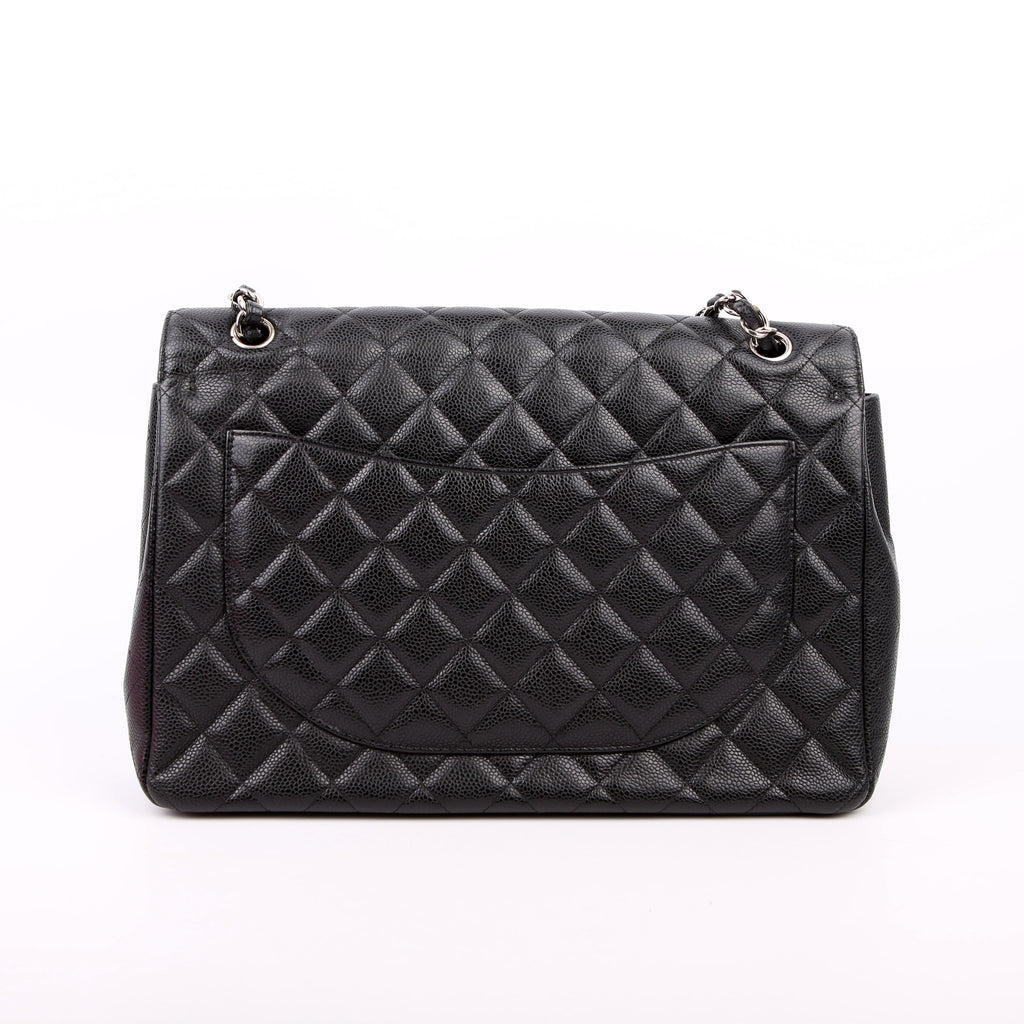Chanel Classic Flap Maxi Caviar 15M Black