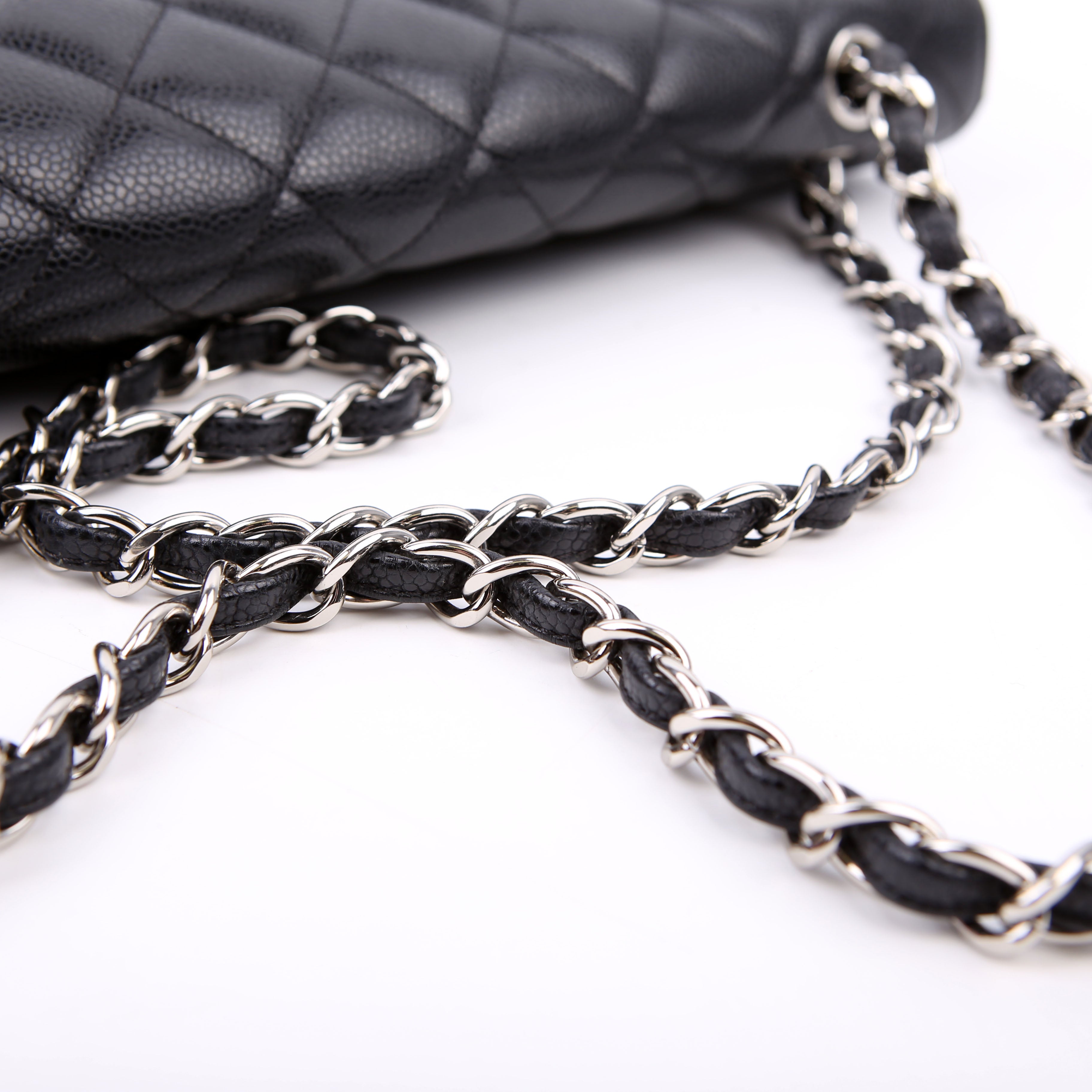 Chanel Classic Flap Maxi Caviar 15M Black