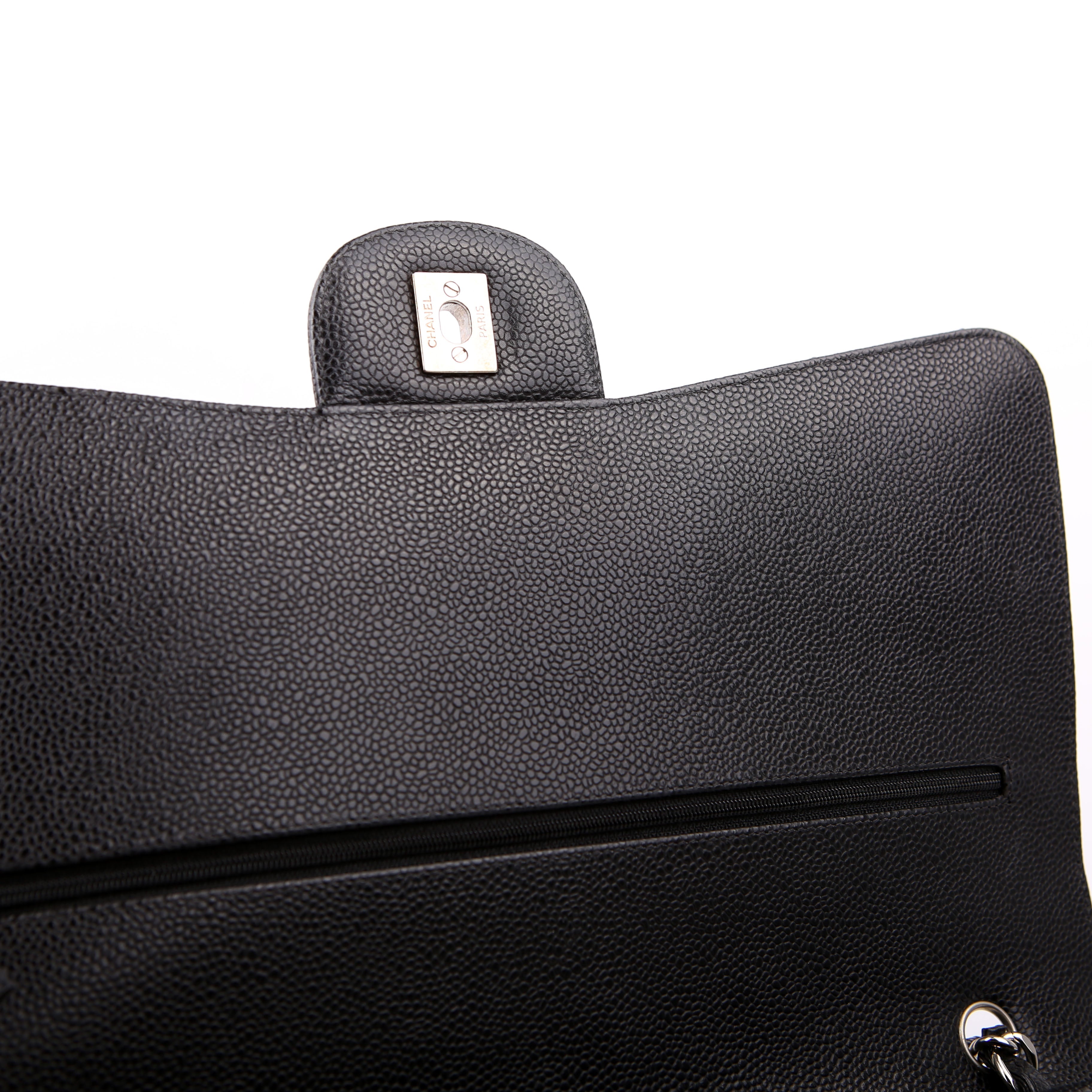 Chanel Classic Flap Maxi Caviar 15M Black