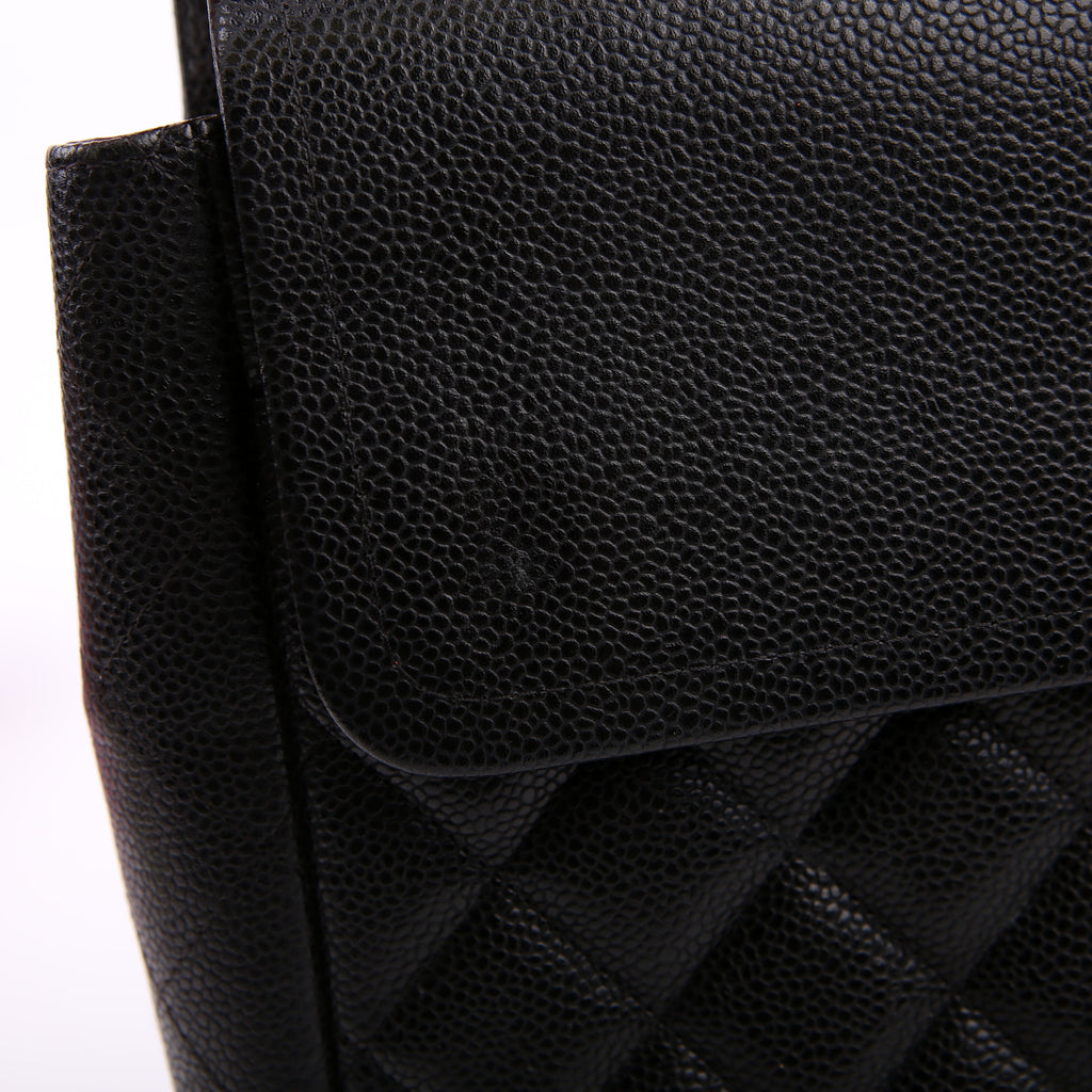 Chanel Classic Flap Maxi Caviar 15M Black